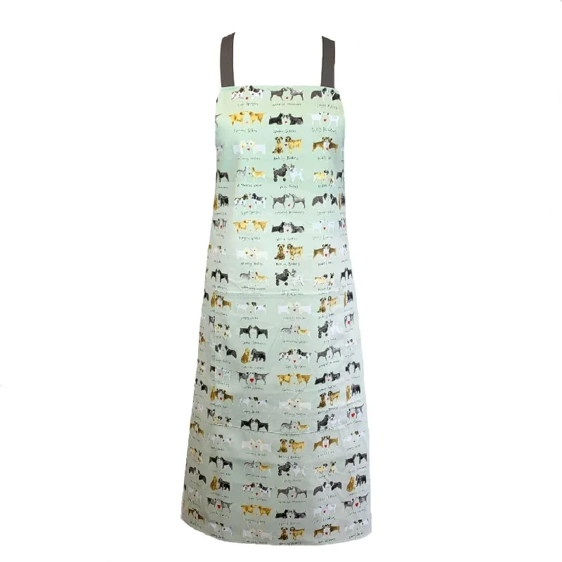 Alex Clark Cotton Apron - Delightful Dogs