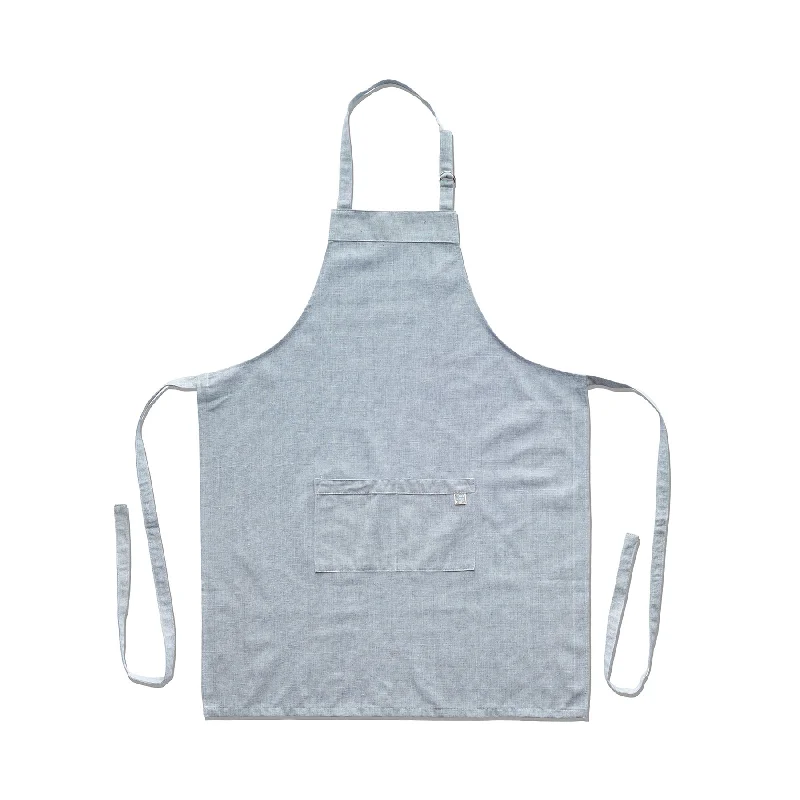 Organic Cotton Apron in Blue