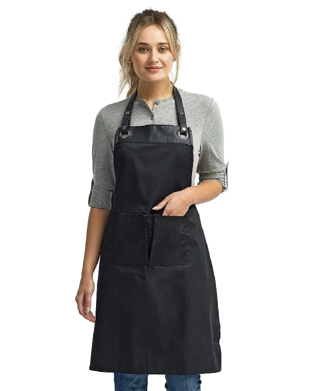 Black Artisan Bib Apron