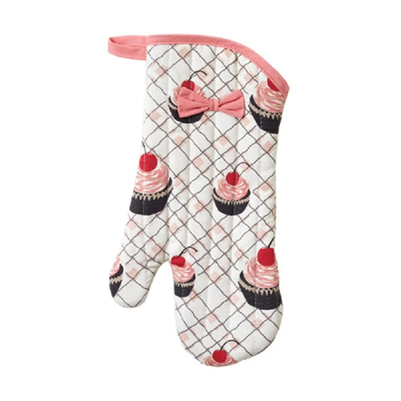 Cherry Cupcakes Oven Mitt