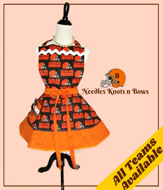 Cleveland Browns Women's Football Apron