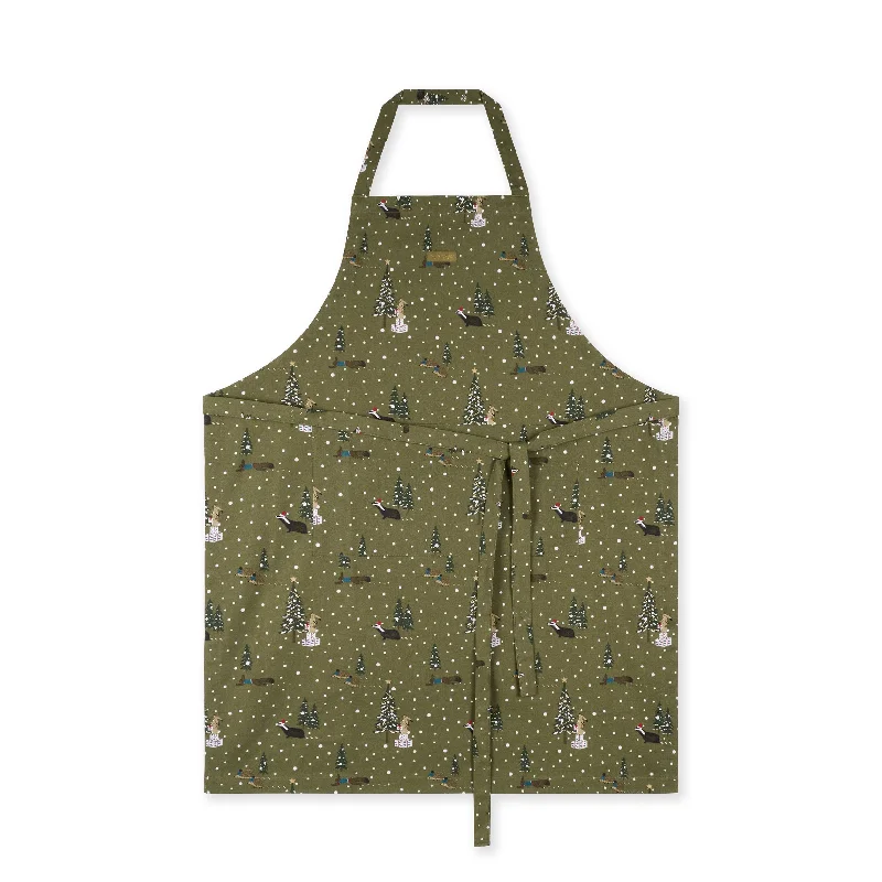 Festive Forest Adult Apron