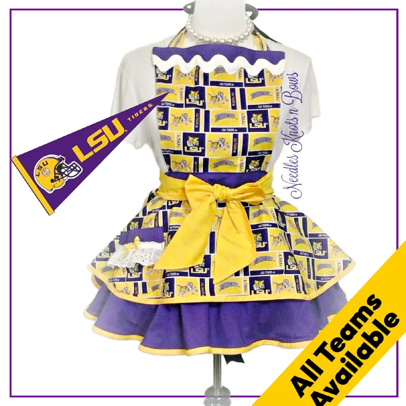 LSU Tigers Womens Flirty Apron