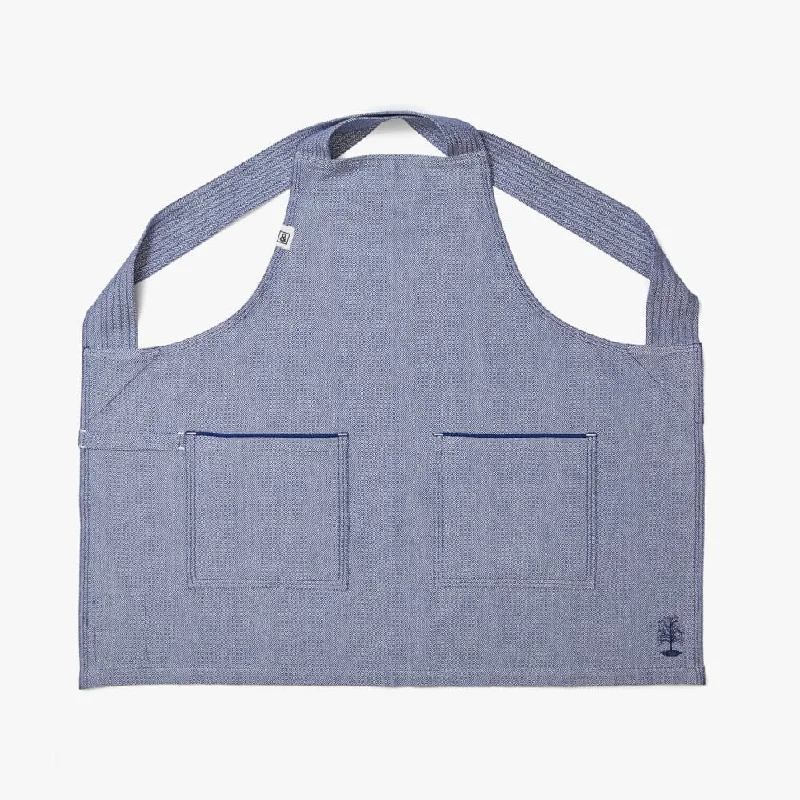 MARTHA by Martha Stewart Blue Herringbone Smock