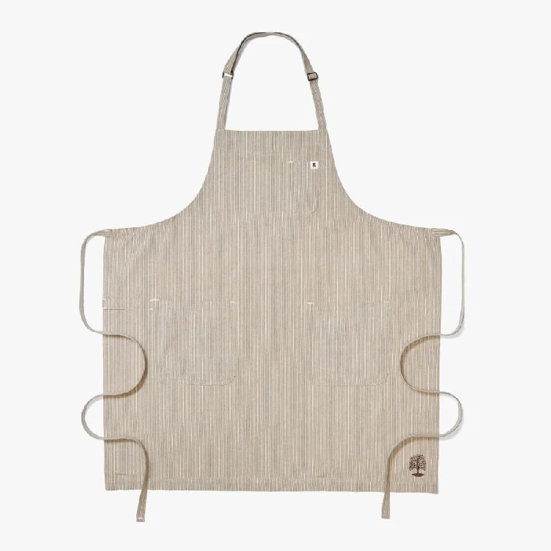 MARTHA by Martha Stewart Brown Stripe Apron