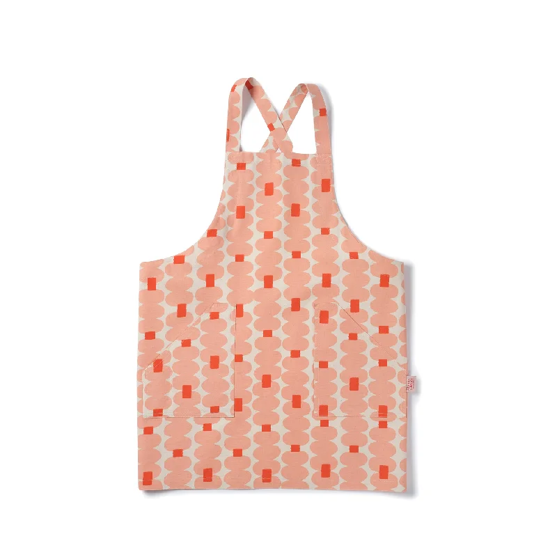 Oddjects Apron in Shell and Persimmon