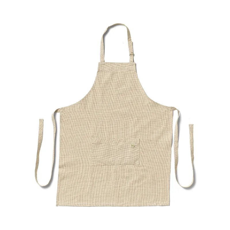 Organic Cotton Apron in Cafe