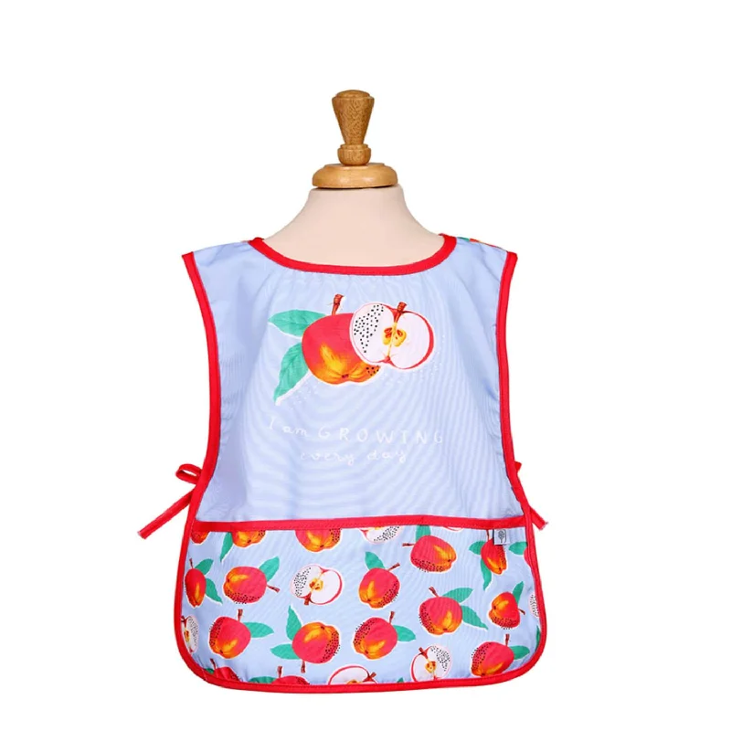 RHS Home Grown Apples Childrens RPET Messy Play Apron - Blue