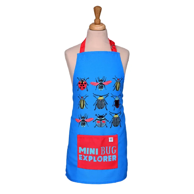 RHS 'I Bug You' RPET Childrens Apron - Blue