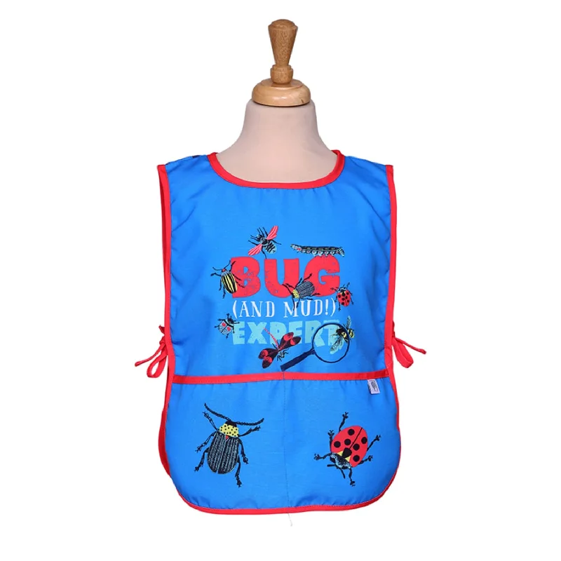 RHS 'I Bug You' RPET Childrens Messy Play Apron - Blue