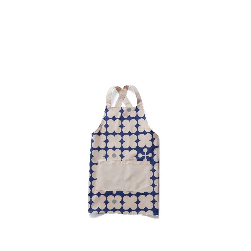 Scandi Candy Mini Pinny Apron in Inky Blue