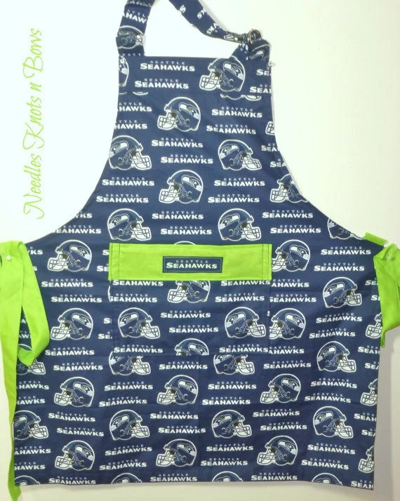 Seattle Seahawks Apron, Aprons, Men’s / Women’s Football Apron