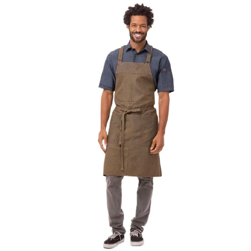 Uptown Cross-Back Bib Apron