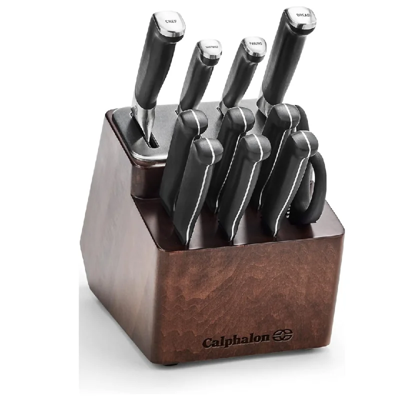 12-Piece Calphalon Carbon Steel Kitchen Knife Set