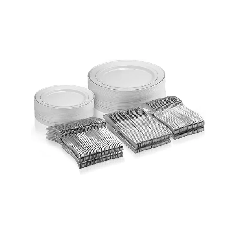 125 Piece Silver Dinnerware Set