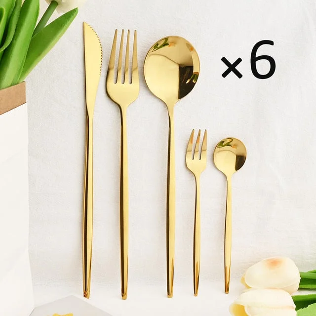 30Pcs Gold