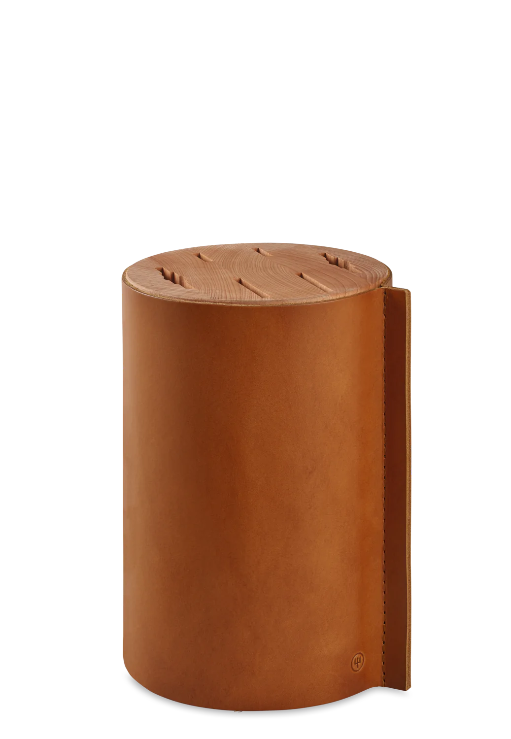 Wusthof Amici Leather Wrapped Knife Block