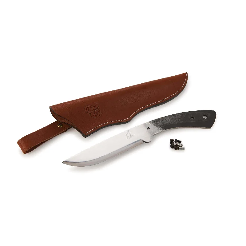 Dune Fixed Blade Bushcraft Knife for Hunting and Fishing - 10-1/2" - Unfinished Kit