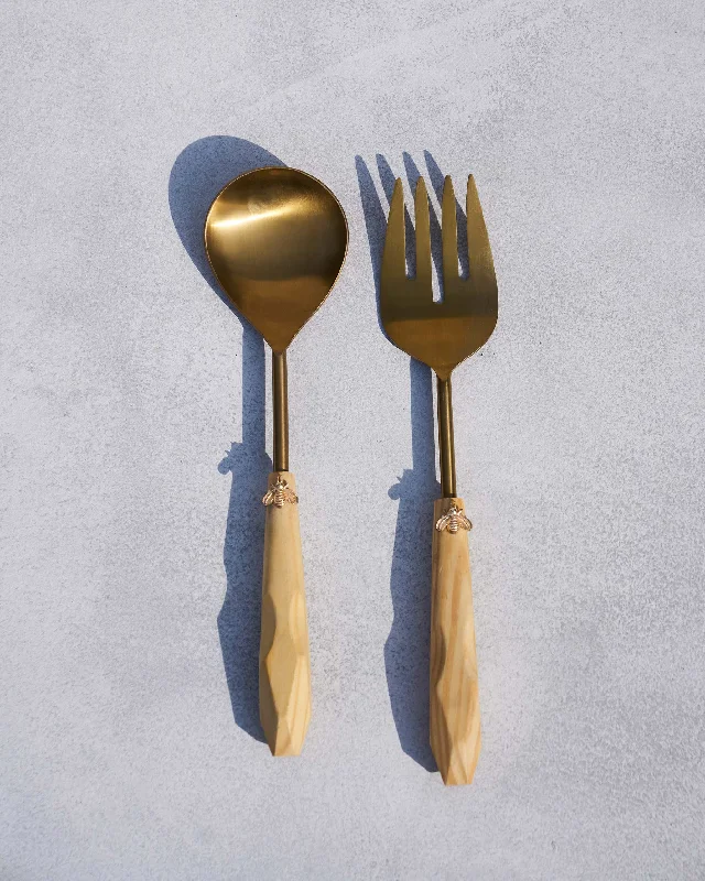 Bee Salad Server (Set of 2)