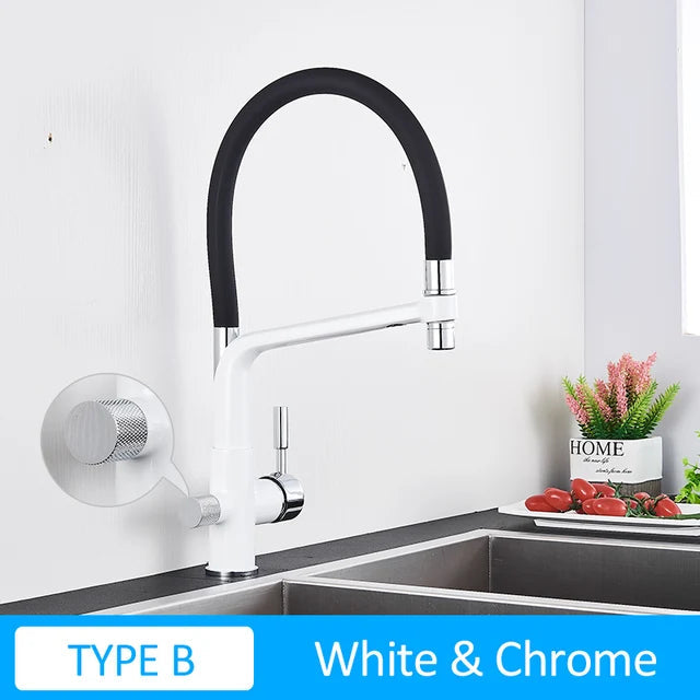 TYPE B-White Chrome