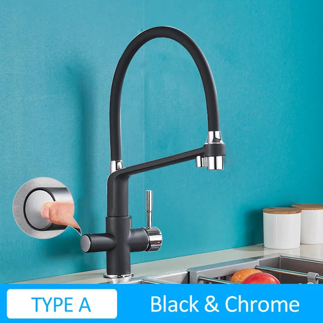 TYPE A-Black Chrome