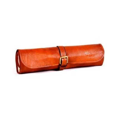 Boldric 8 Pocket Canvas Knife Roll, Tan