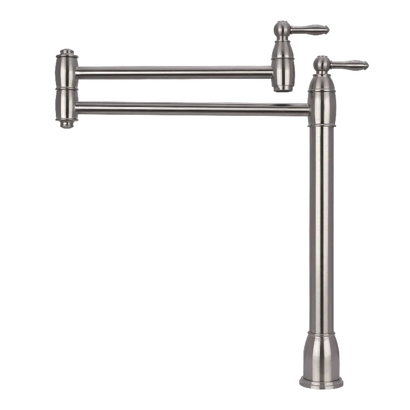 Brushed Nickel Pot Filler Kitchen Faucet Deck-Mounted - AK98188-BN