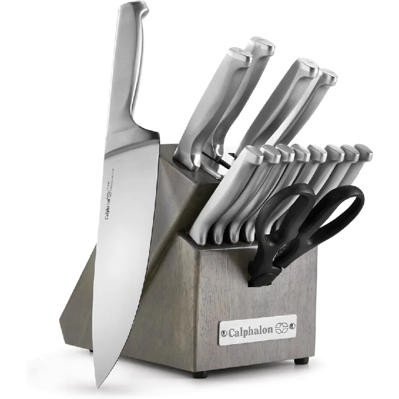 Calphalon Kitchen Knife Set with Self-Sharpening Block