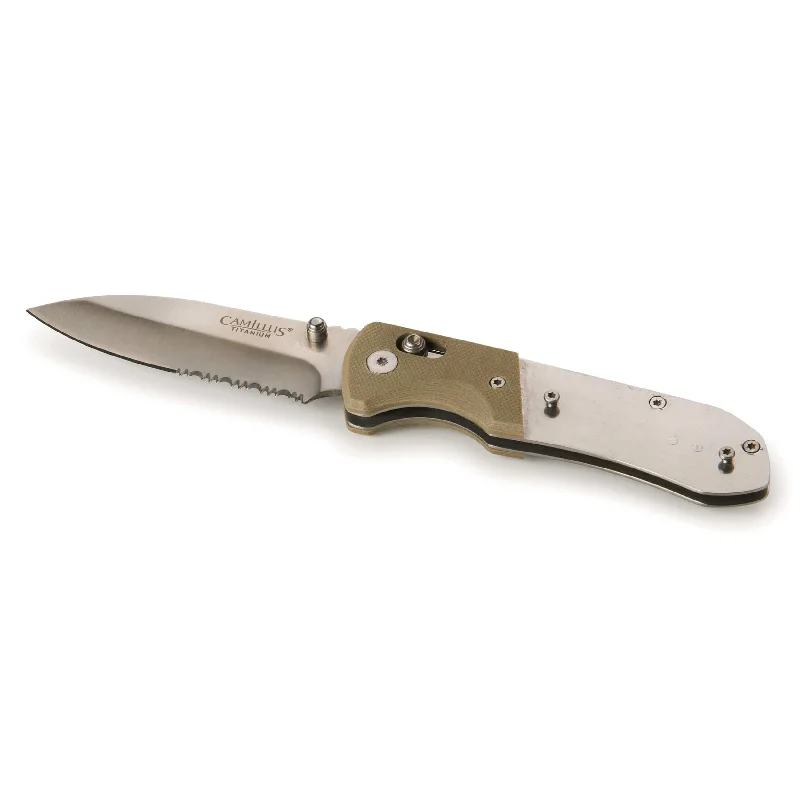 Avirock Spine Lock Pocketknife for Hunting and Fishing - 7-1/2"- Unfinished Kit