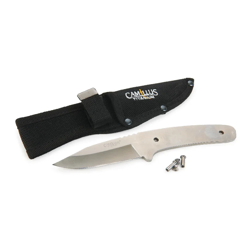 Eclipse Fixed Blade Knife for Hunting and Fishing - 7-1/2" - Unfinished Kit