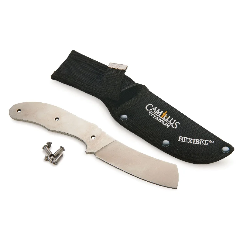 Hopper Fixed Blade Knife for Hunting and Fishing - 7-1/2" - Unfinished Kit