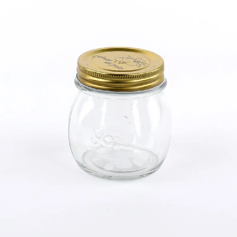 Container (w/Twist Cap/Fruits/GD/8x8x9cm / 300mL)