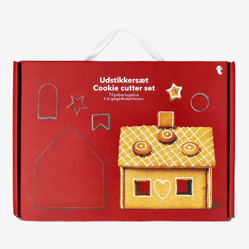 Cookie cutter set for gingerbread house