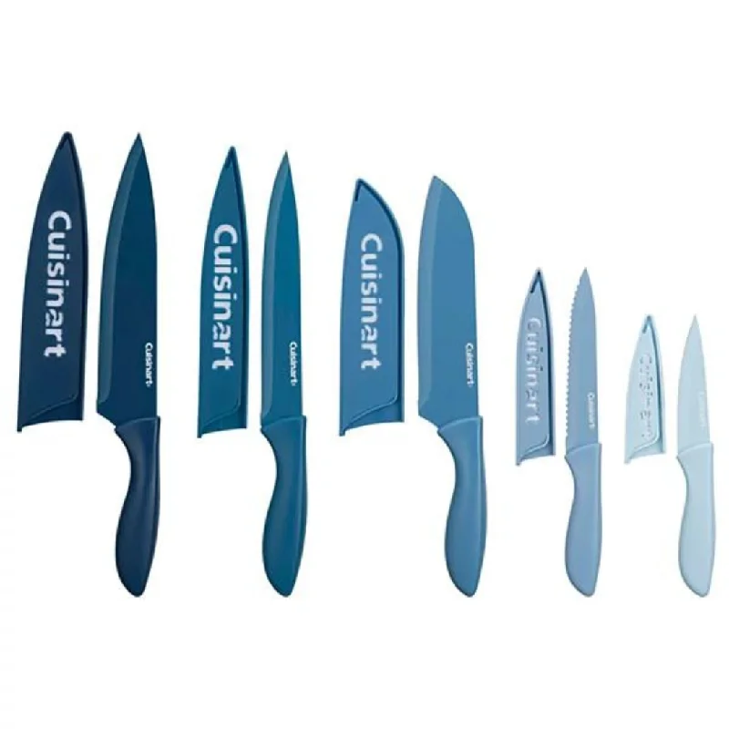 Cuisinart 10 Piece Ceramic Coated Ombre Knife Set