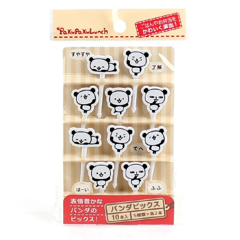 Food Picks (ABS Resin/Panda/4cm (10pcs))