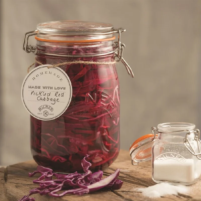 Kilner 1 Litre Clip Top Round Jar