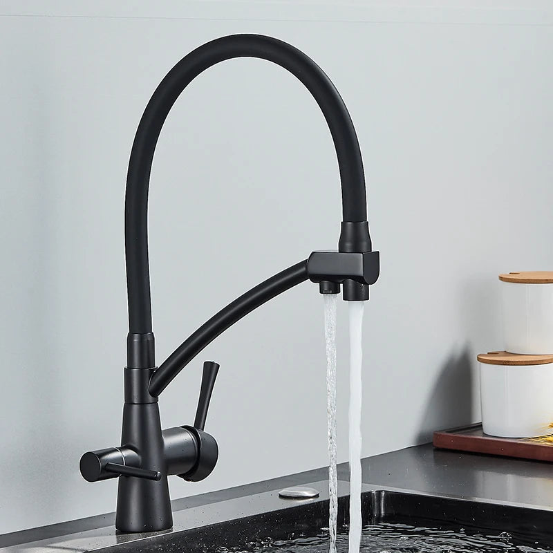 Kitchen Tap 360 Rotate Water Filter Tap Kitchen Three Ways Kitchen Tap