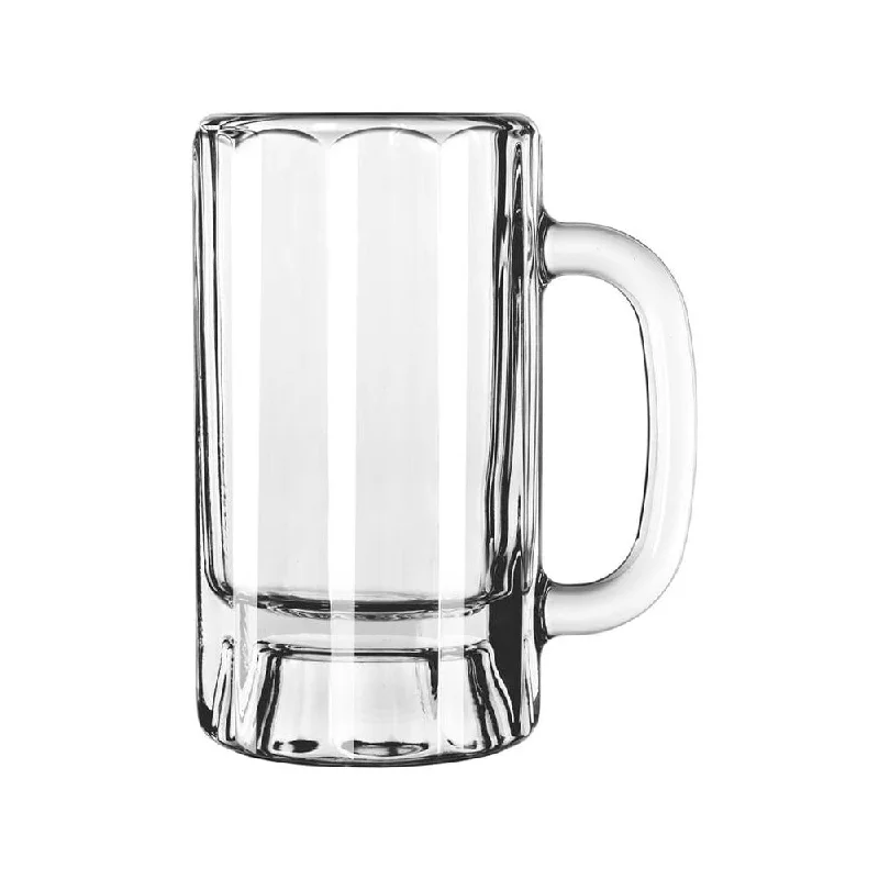 Libbey 14 Oz Paneled Beer Mug Glass 12 /Case