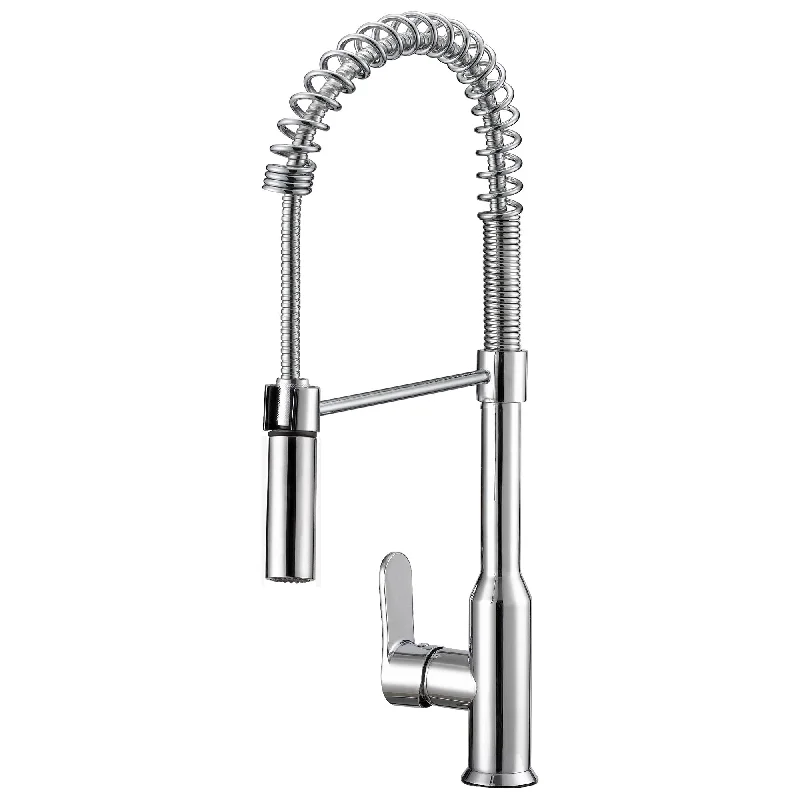 Modern Spring-Type Kitchen Faucet LK18C Chrome