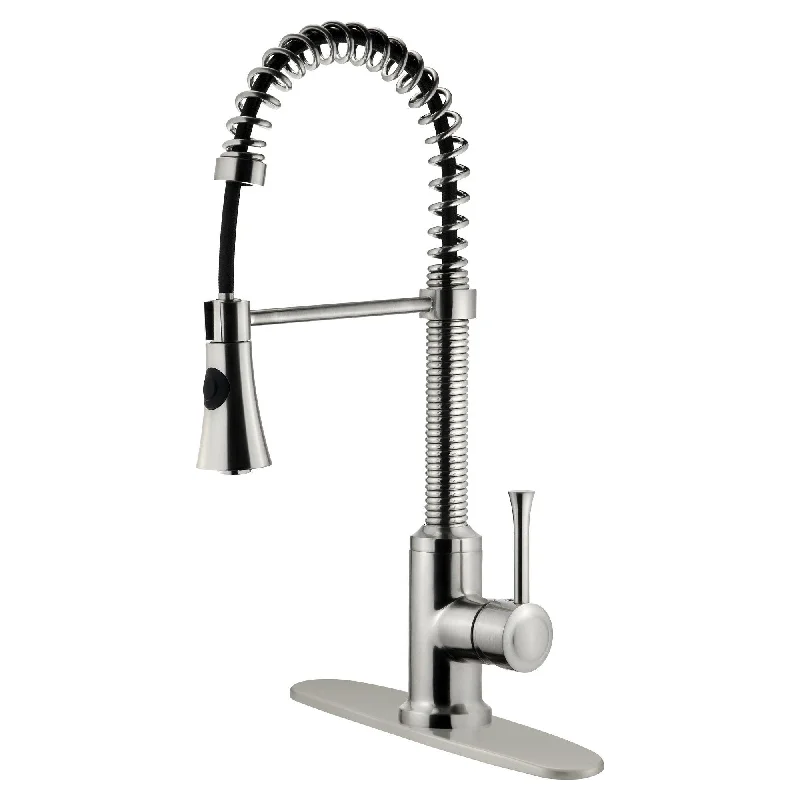 Kitchen Faucet LK9B With Shower Sprayer Brushed Nickel