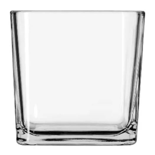 Libbey 22 Oz Cube Votive / Candle Holder 12 /Case