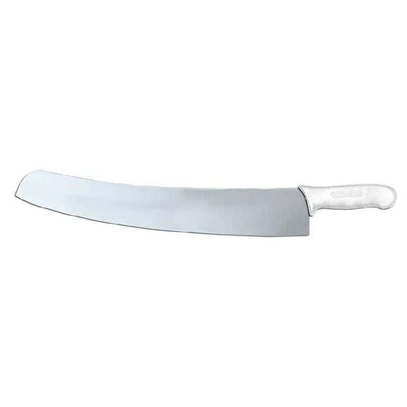 Nella 18" Pizza Knife Rocker Knife with white DR Handle