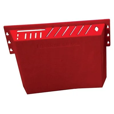 Nella Plastic Knife Rack, Red, 12.5” x 3.5” x 16”