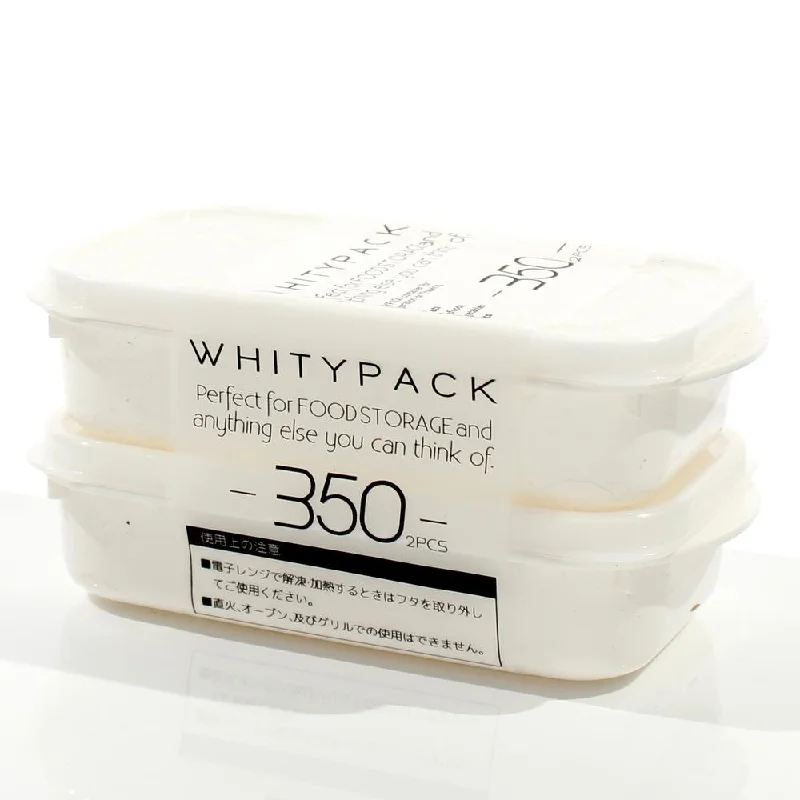 Plastic Container - 350mL (WT/350mL (2pcs))