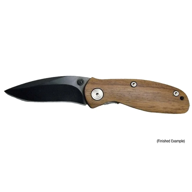 Liner Lock Pocketknife for Hunting and Fishing - 5" - Unfinished Kit