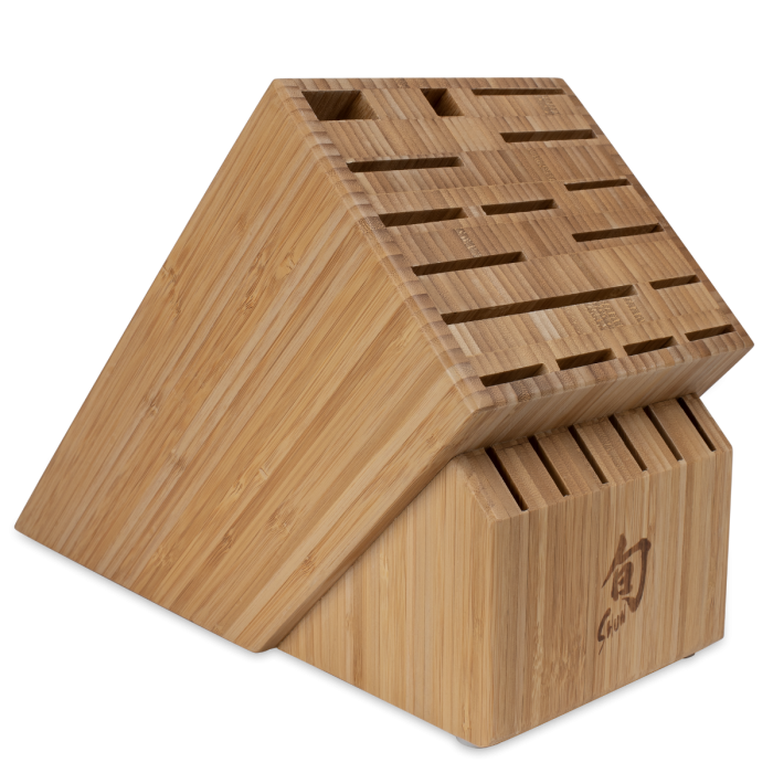 Shun 22 Slot Bamboo Knife Block