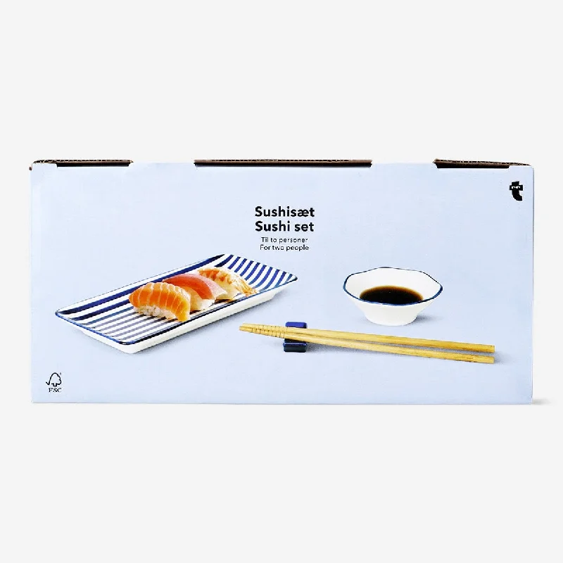 Sushi set for two people