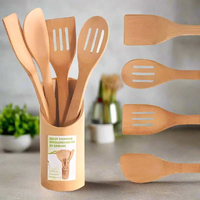 Wooden Kitchen Spoon Set