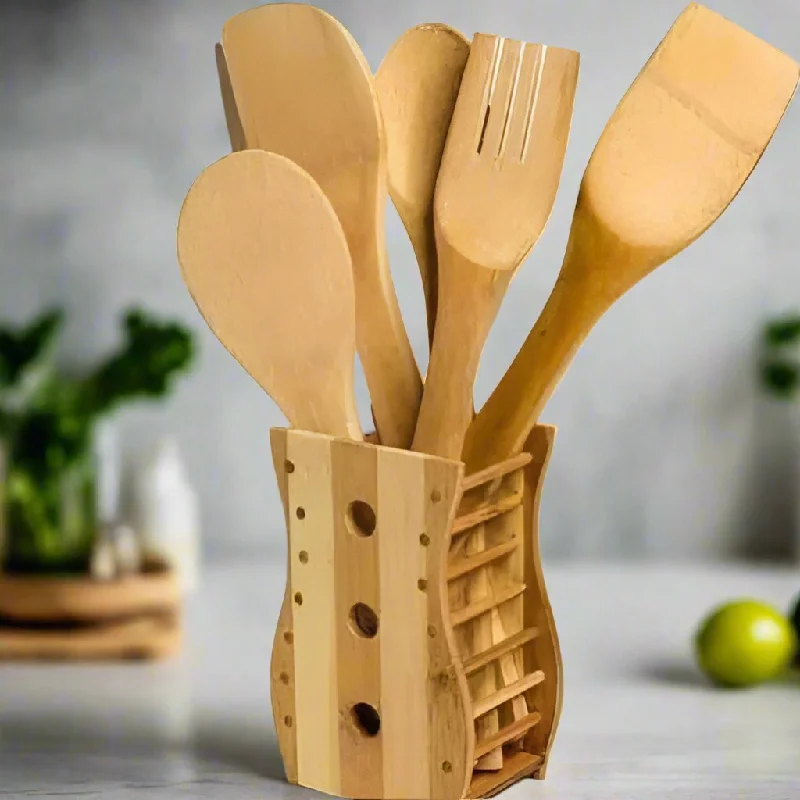 Wooden Kitchen Spoon Set