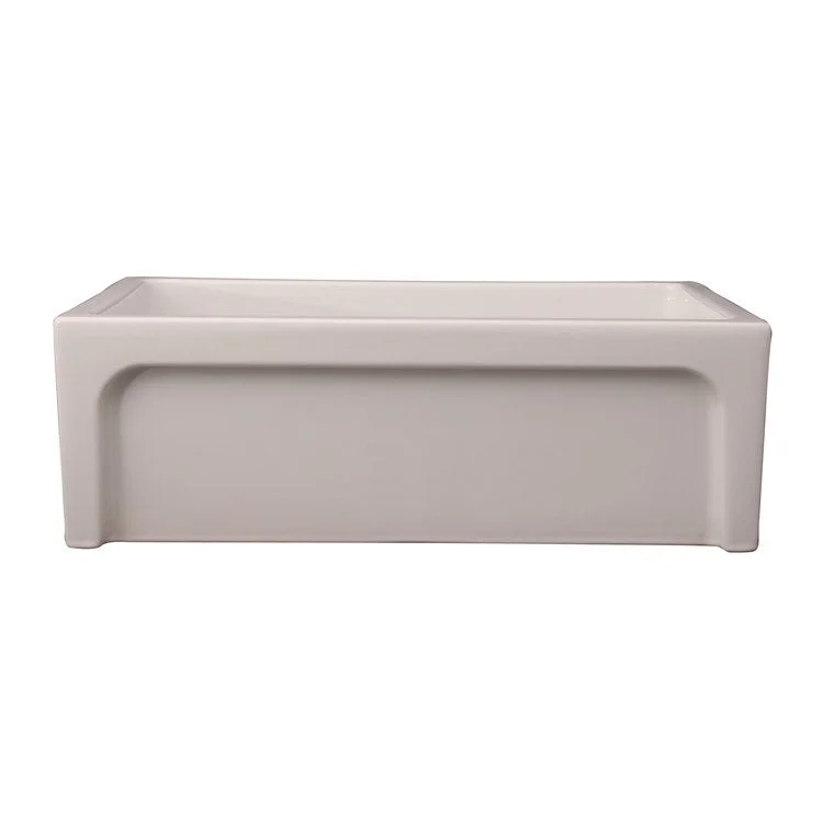 Kitchen Sink 30L x 17-3/4W Inch Single Bowl Granville Farmer Bisque Rectangle